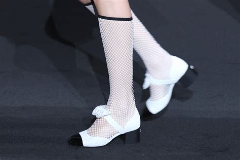 chanel black and white mary janes|Shoes .